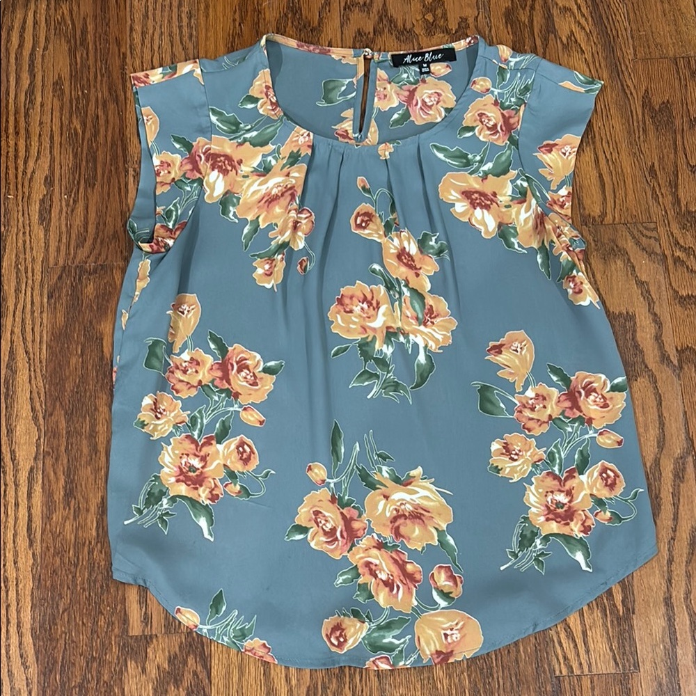 Alice Blue, Women's, Ambriz Pleat Front Detail Blouse, Size, M